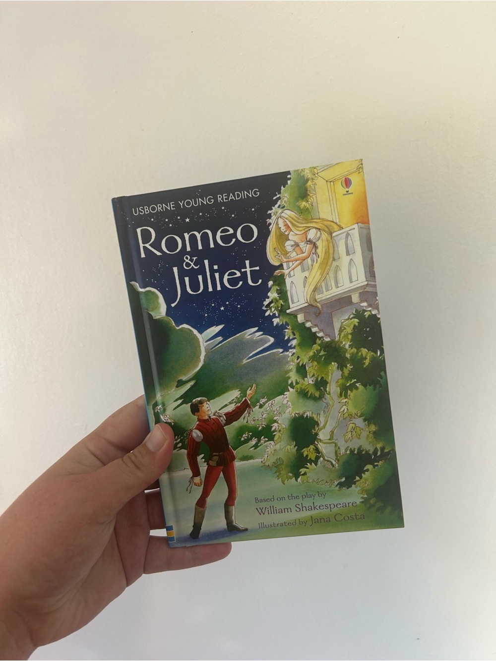 NEW usborne Romeo & Juliet Illustrated young reader Hardcover book
